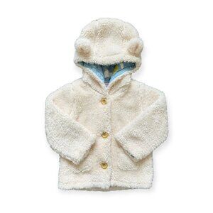 Baby Boden Faux Fur Sweater Jacket